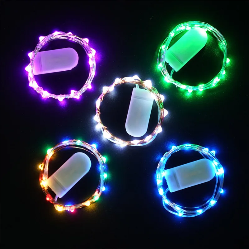 

1M/2M/3M LED String Lights Copper Wire Strip Lamp Christmas Fairy Lights Cake Flower Bottle Gift Garland Party Decoration