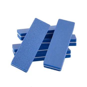 

20Pcs Mini Nail File Blue Nail Buffers File Block For UV Gel Polish Manicure Pedicure Sanding Emery Board accessori nails Tools