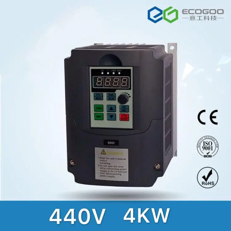 440 В 4 кВт VFD частотно регулируемый привод инвертор 3HP вход выходной частоты