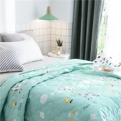 Новое постельное белье Фламинго летнее одеяло одеяла мультфильм одеяло покрывало одеяло домашний текстиль подходит для взрослых детей - Цвет: H