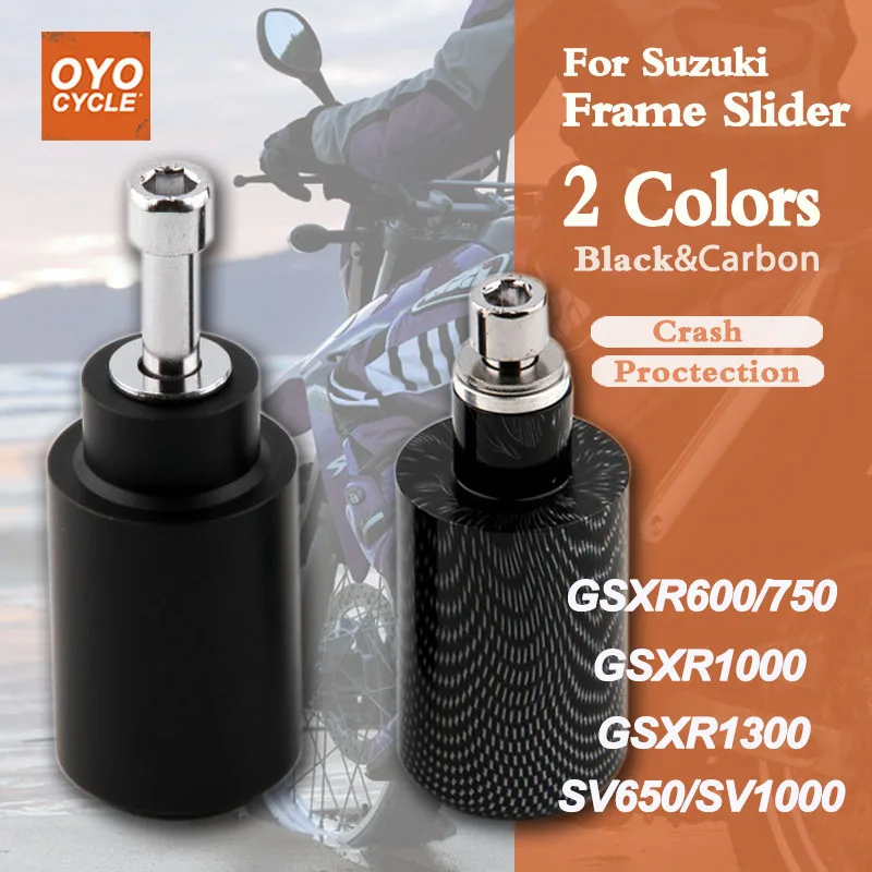 

For Suzuki GSXR600 GSXR750 GSXR1000 GSXR1300R SV650 650S 1000S Frame Slider Crash Pad Falling Protection Motorcycle Part