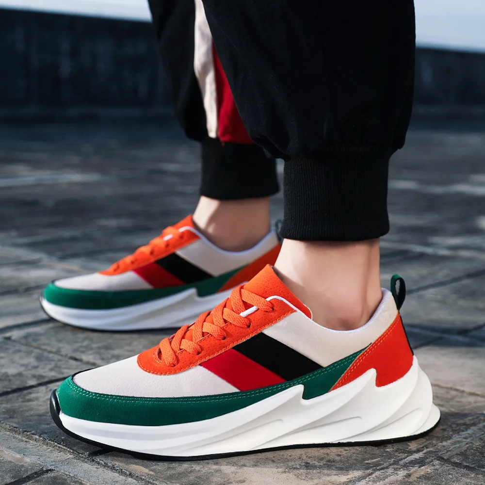 

HAFELE Men's Fashion Blade Shark Shoes Slender Ultra Light Casual Shoes Breathable and Comfortable Sneakers Wear All Seasons