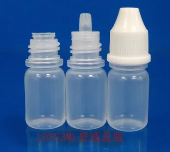 

3ml eye drop bottle plastic bottle for pharmaceutical / e-liquid/smoking oil