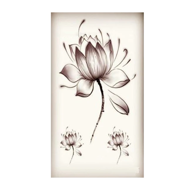 black waterproof lotus flower stickers lotus flower black waterproof lotus flower stickers lotus flower