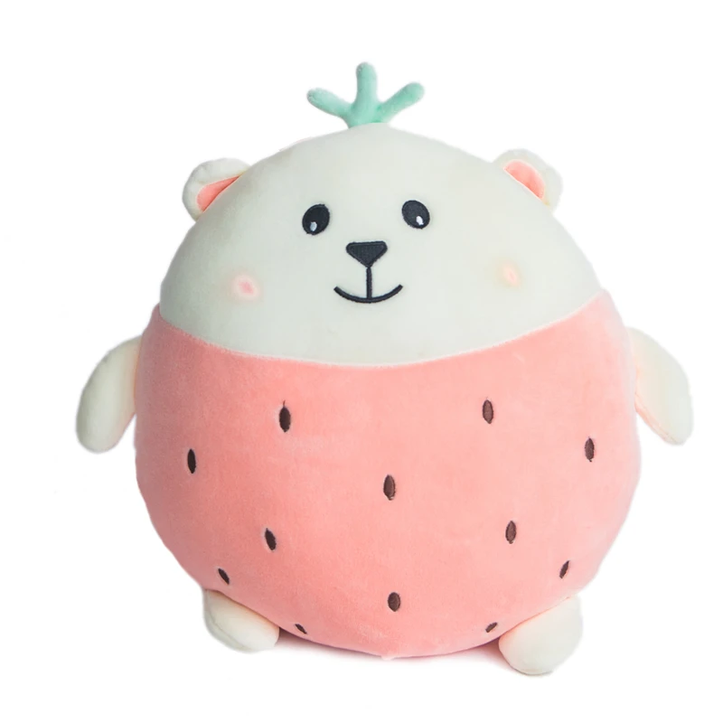 

cute adorable ultra soft 20cm 30cm 40cm pineapple and strawberry plush bear toys creative plush toys for your beautiful kids