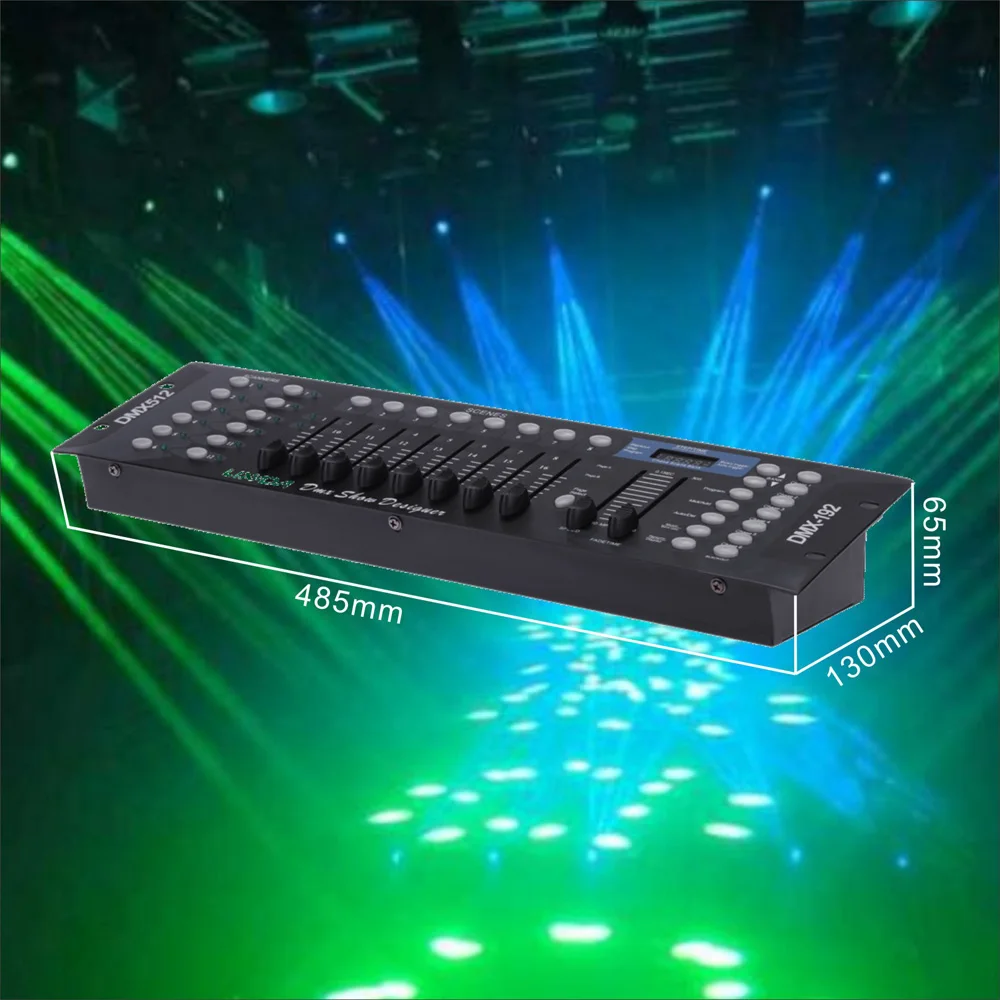 Свет контроллер DMX 192 Каналы DMX512 консоли контроллера для сцены свет вечерние диско DJ оператора оборудования