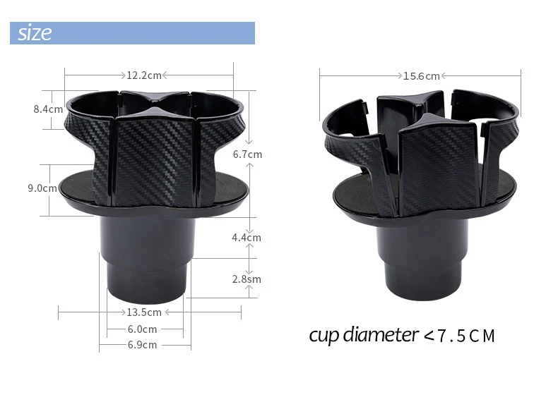 Универсальный автомобильный держатель для напитков 2 чашка для бутылок держатель Подставка Автомобильный Органайзер регулируемый держатель для напитков Авто Грузовик