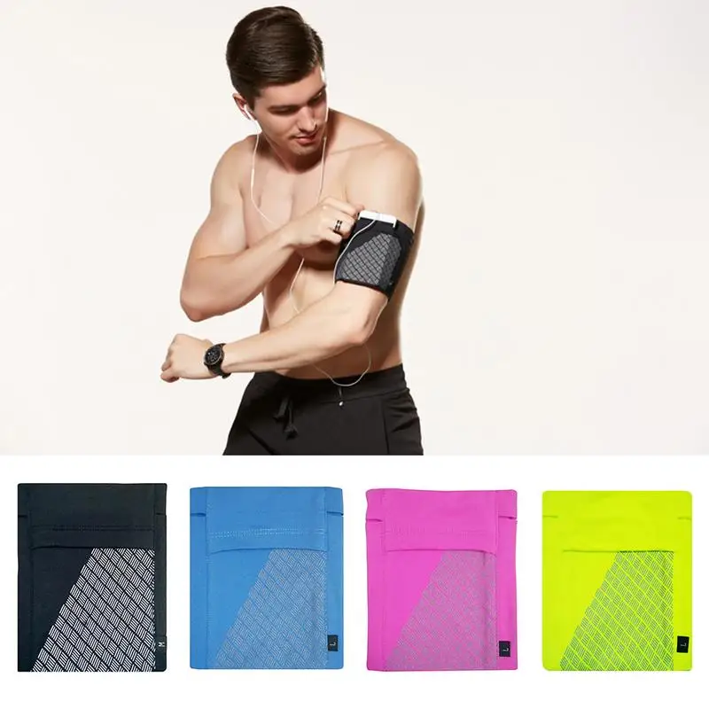 Elastic Running Mobile Phone Arm Bag Sports Fitness Wrist Bagin
