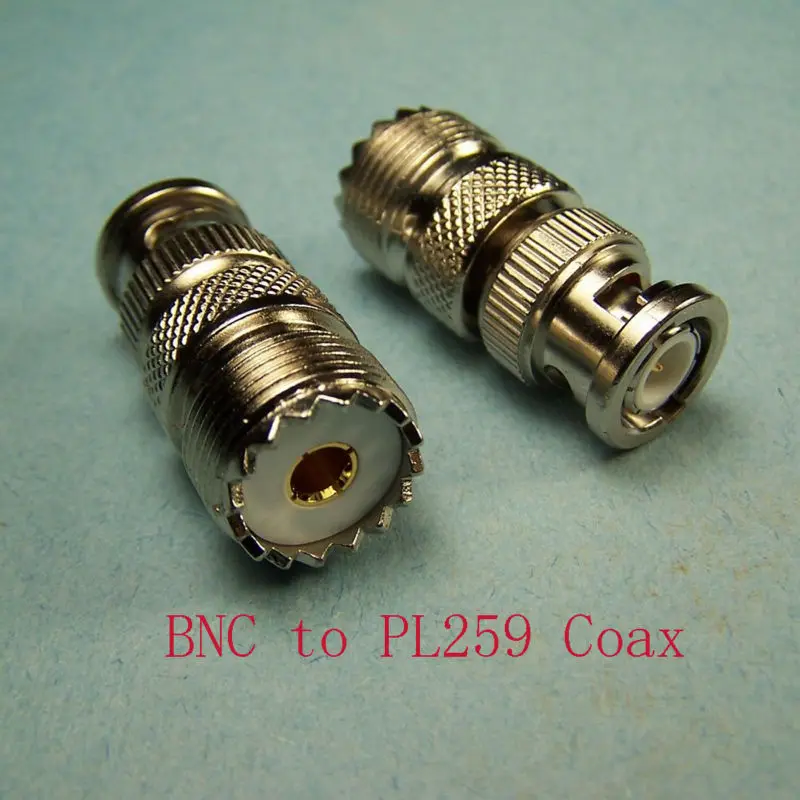 

3 pcs Ham CB BL9 BNC to PL259 Coax Connector Adapter ST RF COAX Adapter