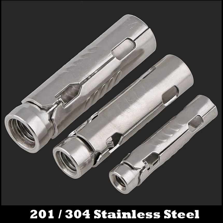 M6 M8 M10 M12 201 304 нержавеющая сталь 201ss 304ss сверхмощный расширительный втулка Клин три