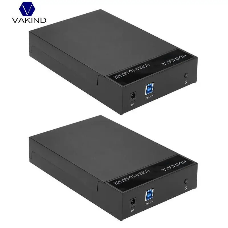 

VAKIND 2.5/3.5inch External USB 3.0 to SATA Hard Drive Enclosure SSD HDD Disk Case Adapter Hard Disk Docking High Quality