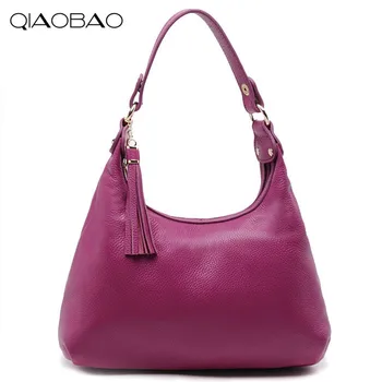 

QIAOBAO Brand 100% Genuine Leather Bag High Quality Diagonal Cross Mother Bag Fashion Candy Women Bags Messenger Ladies Handbag