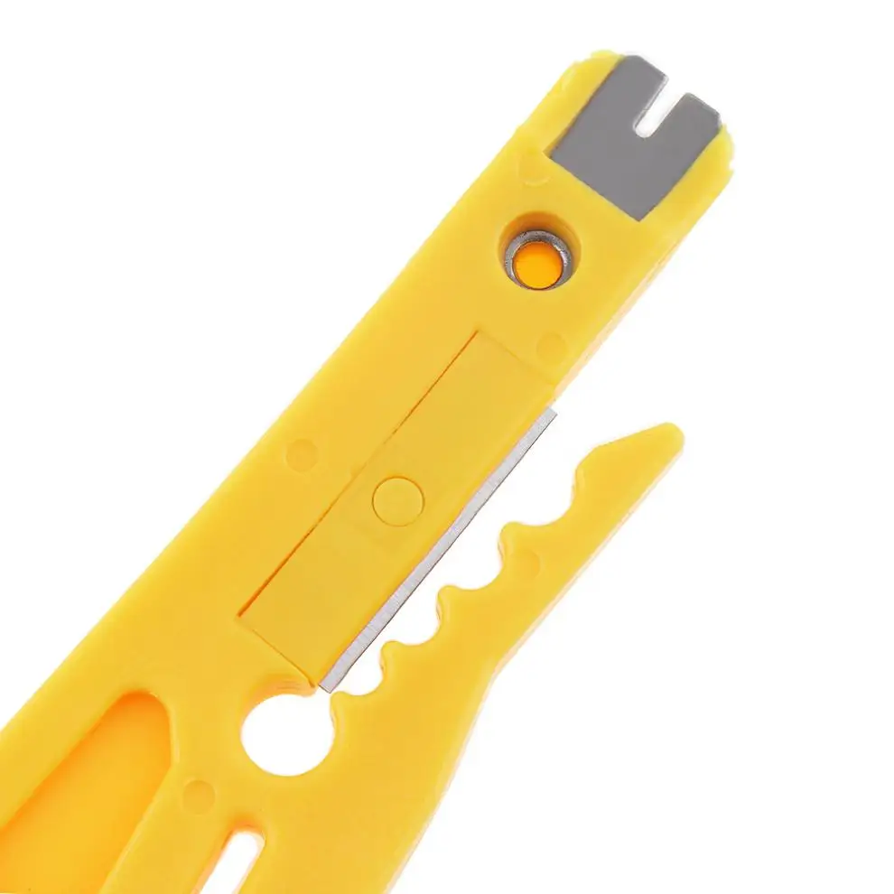 Мини-портативные щипцы для зачистки проводов с кольцом и ручкой для прессования и корпусом ABS для простого зачистки кабеля