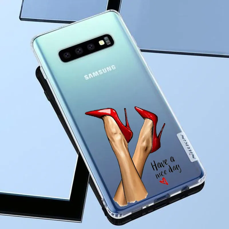 VOGUE Queen Princess Girl Female boss coffee Мягкий силиконовый чехол из ТПУ для Samsung S6 S6edge S7 S8PIUS S9 S10