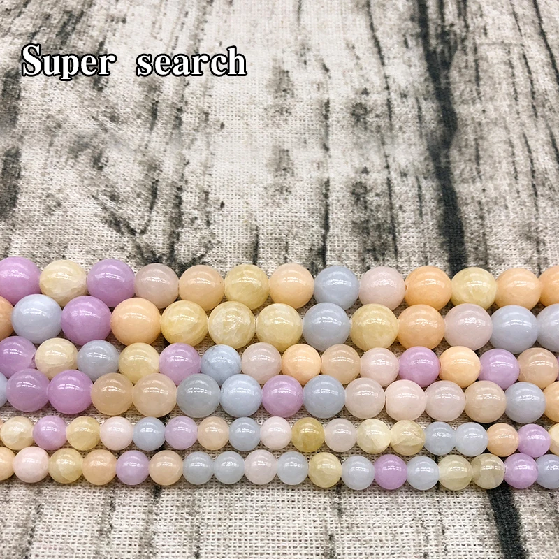 

Natural Stone Colorful Chalcedony Beads Round Loose Beads 4mm 6mm 8mm 10mm 12mm For DIY Necklace Bracelet Jewelry Making