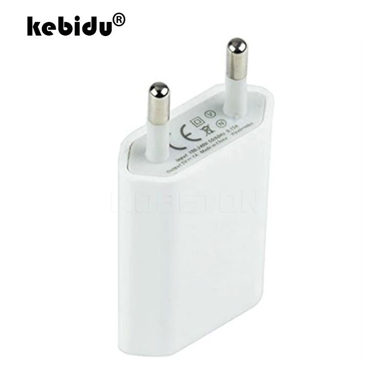 

kebidu EU USB AC Wall Power Adapter Charging Phone Charger Adapter For Apple iPhone 5 5c 5s 6 6s 6 plus US Plug