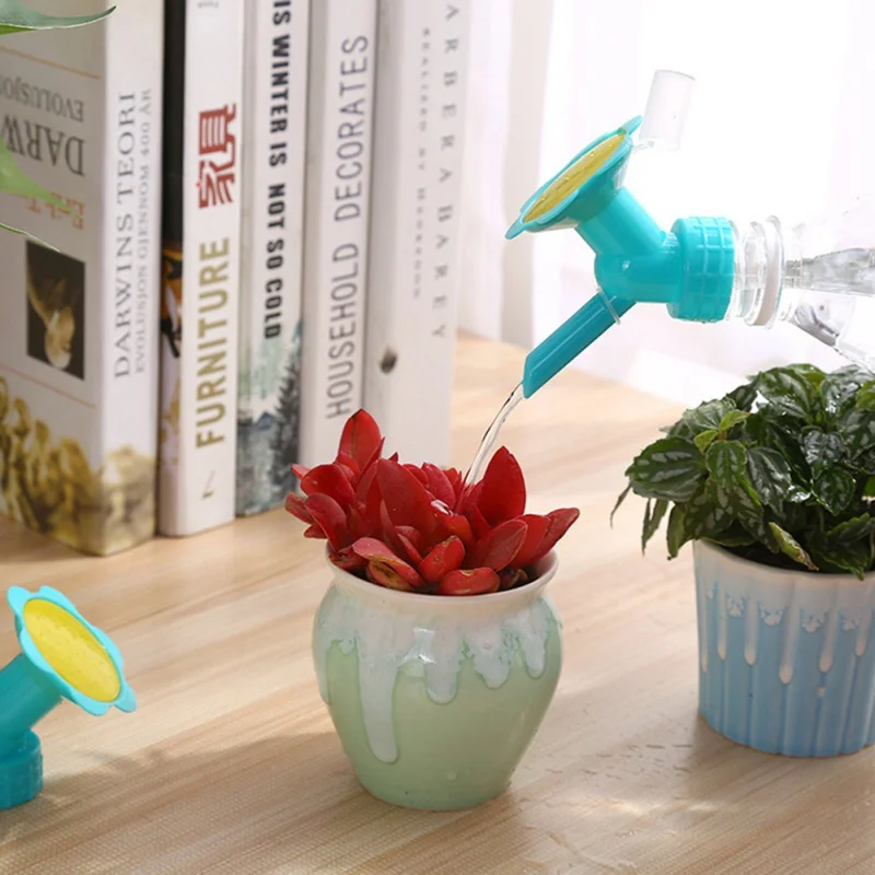 

2019 Plastic Sprinkler Nozzle For Flower Waterers Bottle Watering Sprinkler Portable Household Potted Plant Waterer