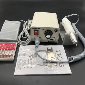 

65W Strong 90 Electric Nail Drill H20N handle STRONG Nail Drills Machine Manicure Pedicure Electric File Bit Nails Art Equipment