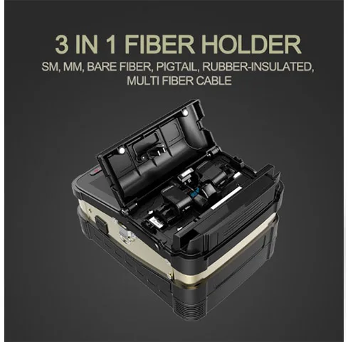 

High Proformance AI-7 Fusion Splicer Automatic FTTH Fiber Optic Welding Splicing Machine Free Shipping by Fedex