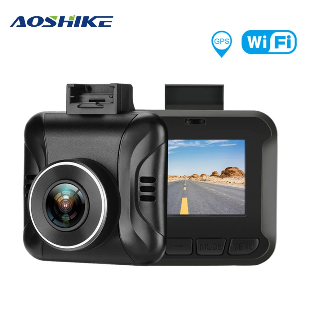 

AOSHIKE Multi-language 1.5-inch Driving Recorder Hidden HD Screen 1080P Car Camera Car DVR Night Vision G-Sensor Parking Monitor
