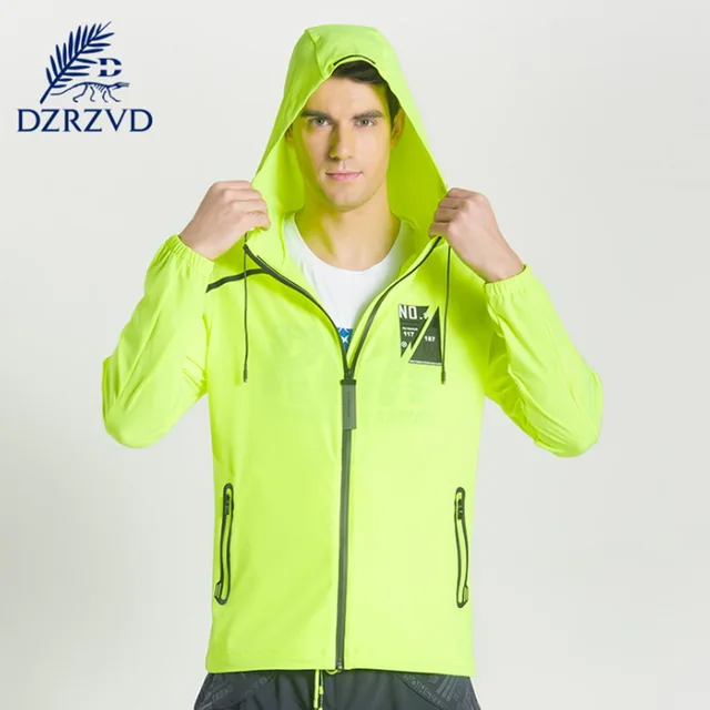 MENS Running Jacket Waterproof Anti UV Ice Flu Lightweight Jacket