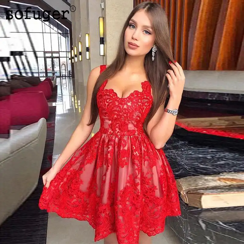 vestidos rojos para prom