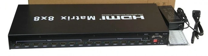 

4K 2K 8X8 HDMI switch eight to eight 1 8 matrix cross distributor