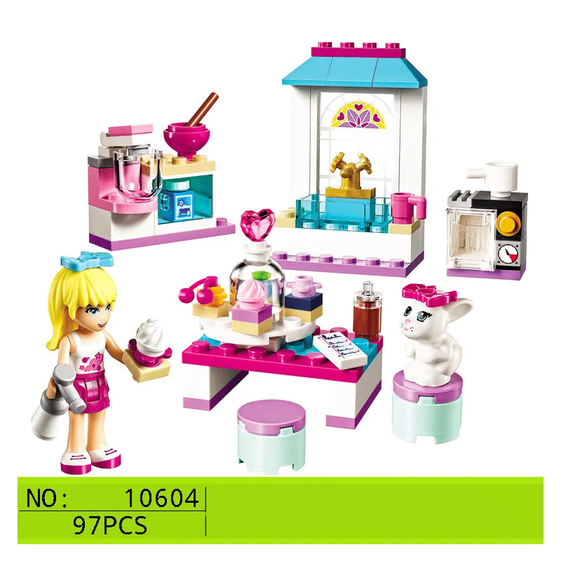 

10604 Bela Friends Series Stephanie's Friendship Cakes Model Building Block Bricks Compatible With Legoings Friends 41308