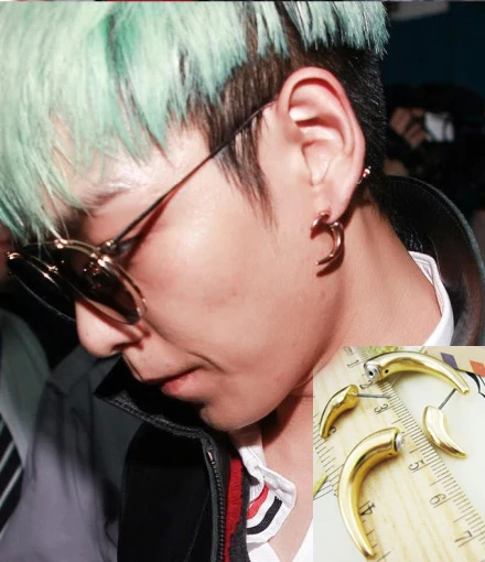 Thunder Motive Earring BI17 Kpop Celeb Accessories BIGBANG GD G-DRAGON 