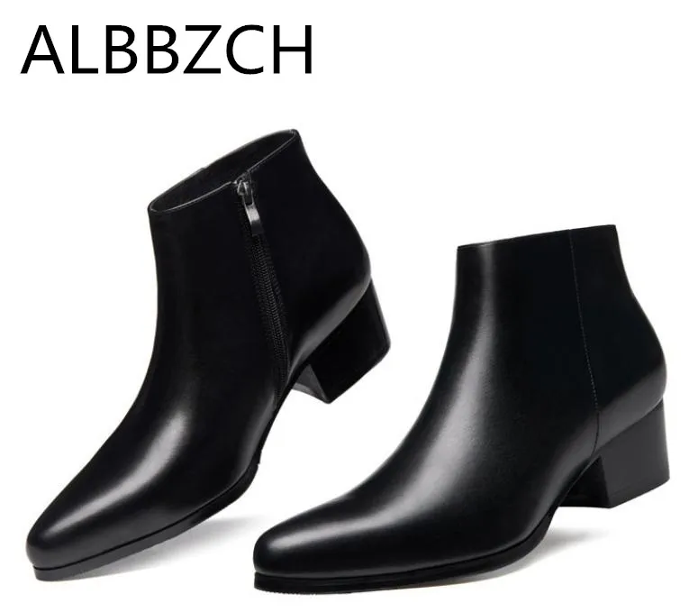 high heel chelsea boots mens