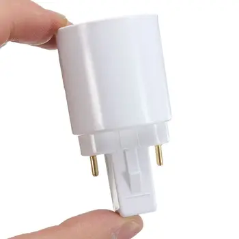 

1 Pcs G23 To E27 Base Socket CFL LED Halogen Light Bulb White Lamp Adapter Holder Converter 110-240V Lighting Accessories