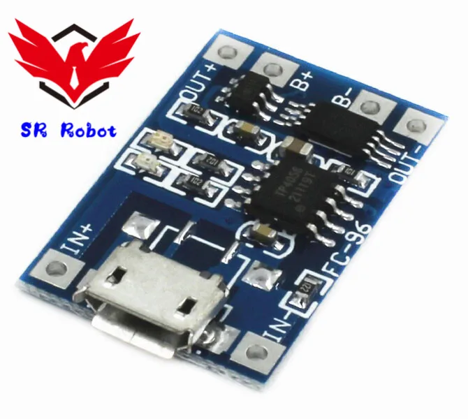 

5V Micro USB 1A 18650 Lithium Battery Charging Board With Protection Charger Module for Arduino Diy Kit