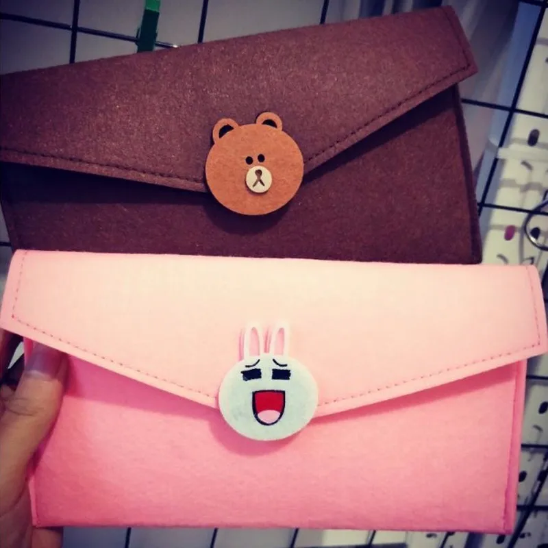 

Cartoon Stationery Cute Pencil Case Bag Kawaii Korean Cosmetic Bag Phone Coin Purse Gift For Girl Boy