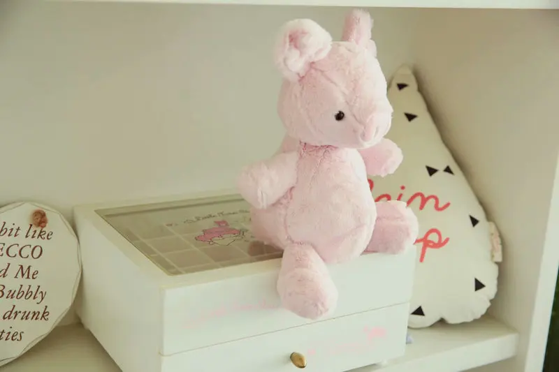 22 см милый розовый поросенок плюшевые игрушки пингвин подушки детские подушки подарок на день рождения для детей слон плюшевые куклы утка