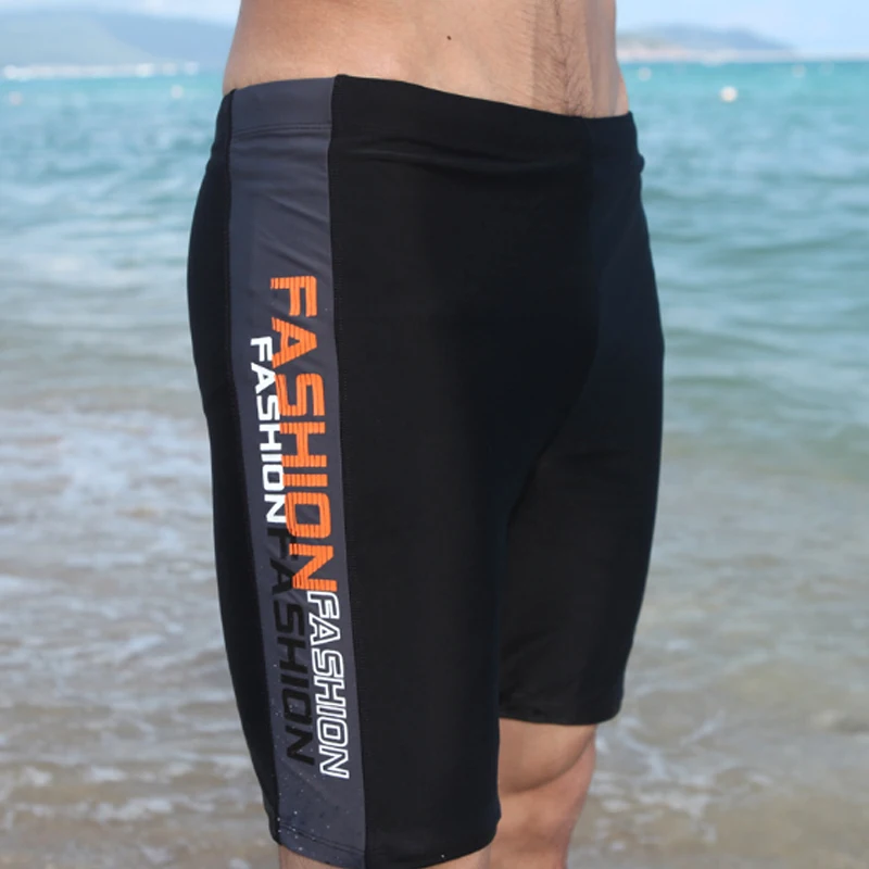 H422 новые удобные дышащие быстросохнущие мужские Длинные плавки с плоским углом и низкой талией, плавки, Пляжные штаны