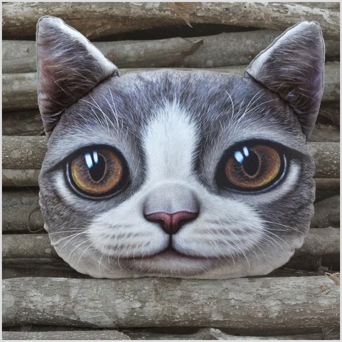 Creative 3D Cat Decorative Pillowcase Creative 3D Cat Decorative Pillowcase