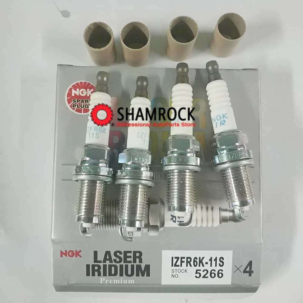 original NGK Teile Laser Dual Iridium Spark Plugs NGK IZFR6K11S 5266 for Hhonda Ccivic Aaccord BF135CR-V Element ACURACL CSX MDX original NGK Teile Laser Dual Iridium Spark Plugs NGK IZFR6K11S 5266 for Hhonda Ccivic Aaccord BF135CR-V Element ACURACL CSX MDX