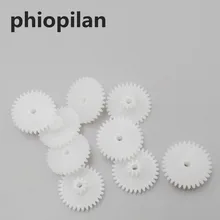 PHIOPILAN 0,5 modulus 32 T 10 T 3210-2B 2B пластиковая двухзубчатая диафрагма 2,05 мм Автомобильная коробка передач мотор редуктор двухслойные редукторы