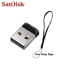 SanDisk CZ33 USB флеш-накопитель 64 ГБ 32 ГБ 16 ГБ Черный флеш-накопитель мини-флешка USB 2,0 Поддержка официальной проверки