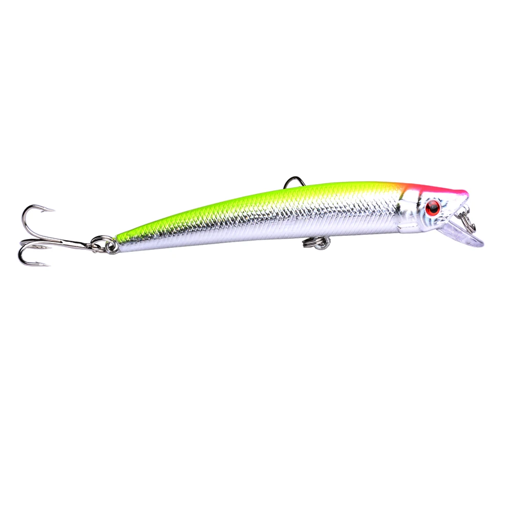 Isca de Pesca de Qualidade Pesca Venda Quente Minnow Lures 9.5cm 7.3g 6 Ganchos Hard Isca Vara Bream - Truta 50pcs Mod. 1217770 19 Esporte e Lazer