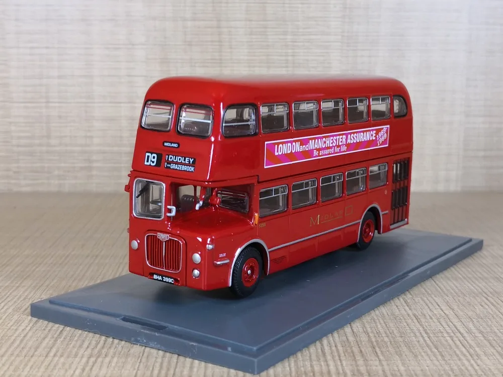 176 Original Omnibus BMMO D9 Midland Red Dudley via Grazebrook Dual Destination Diecast