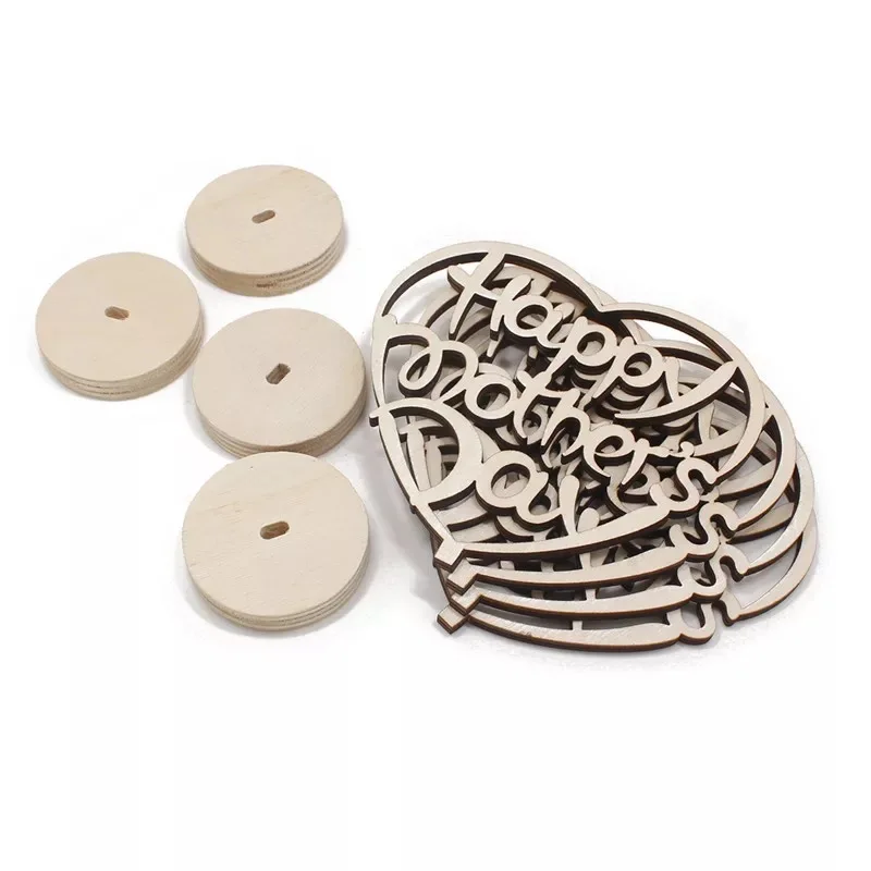 mother day wood  table decoration MOM wooden gift home decoration (1)