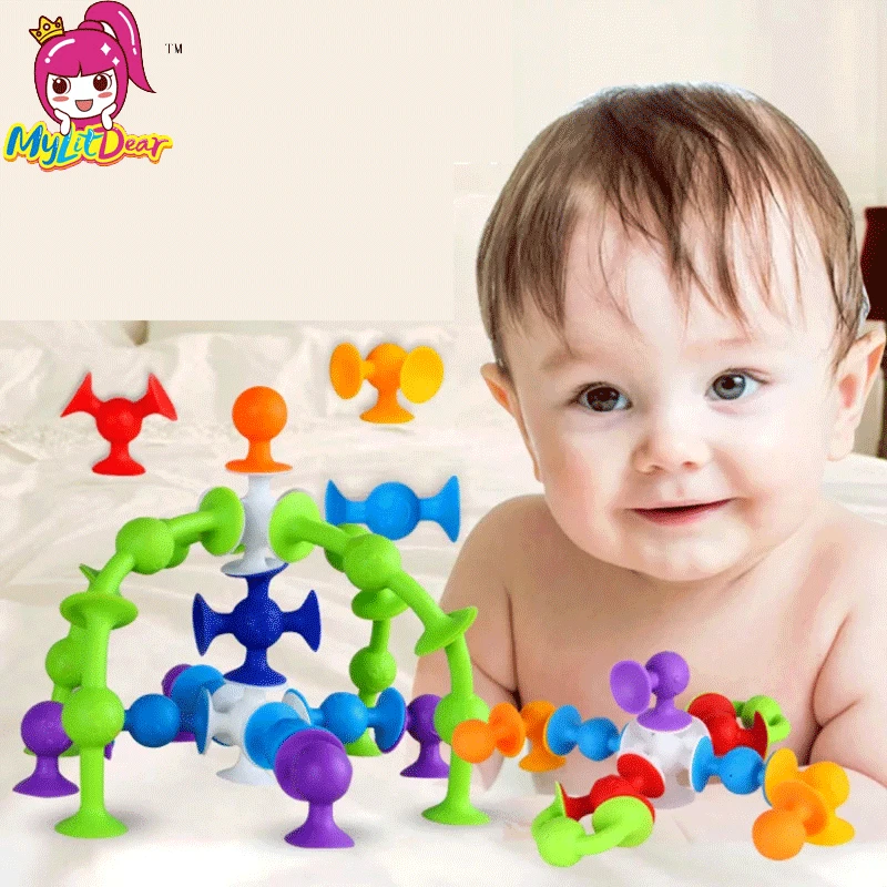 Mylitdear Squigz присоска игрушки для детей DIY силиконовые строительные блоки собранные игрушки Squigz строительные блоки игрушки Squigz