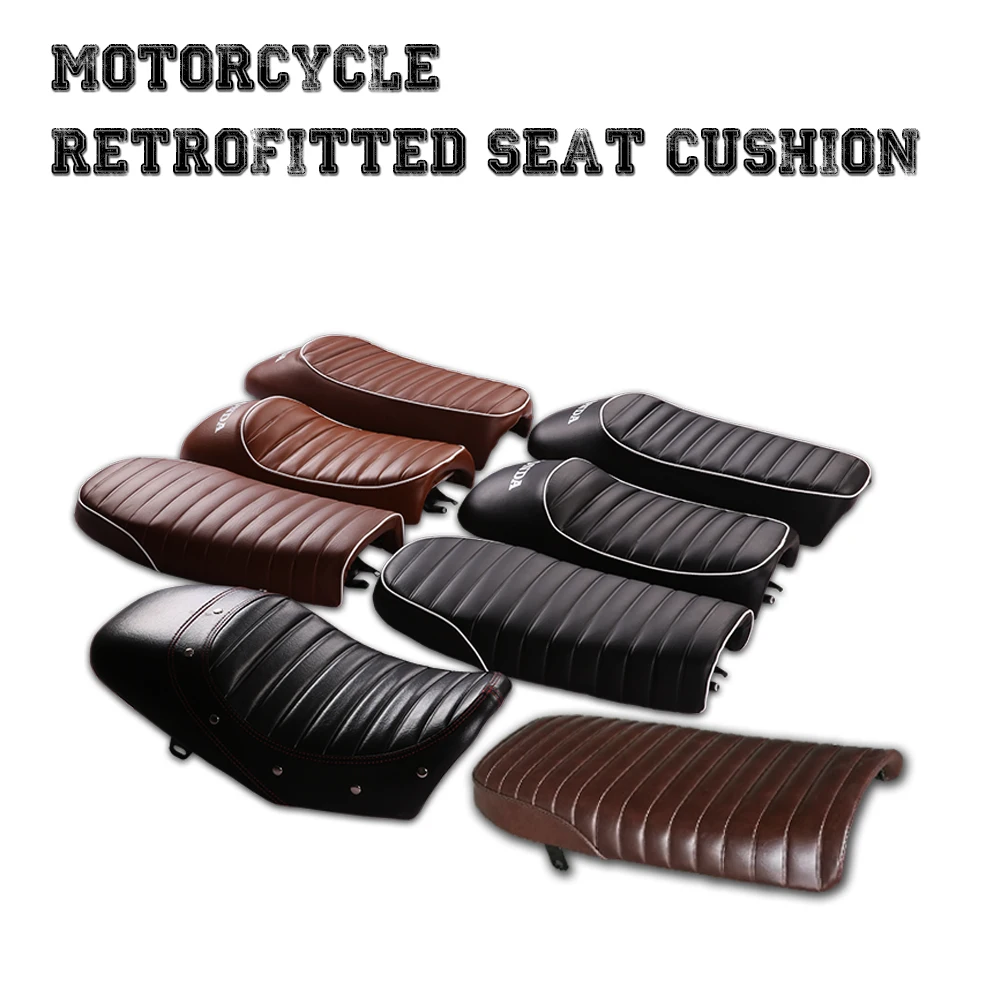 

Retrofit of motorcycles, retro coffee cushion, hump flat seat, general old style cafe racer seat