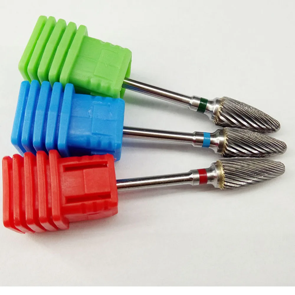 

HOT 17 Type Mill Cutter Ceramic Nail Drill Bits For Electric Manicure Machines Pedicure Nail Art Salon Polish Tools Nail Files