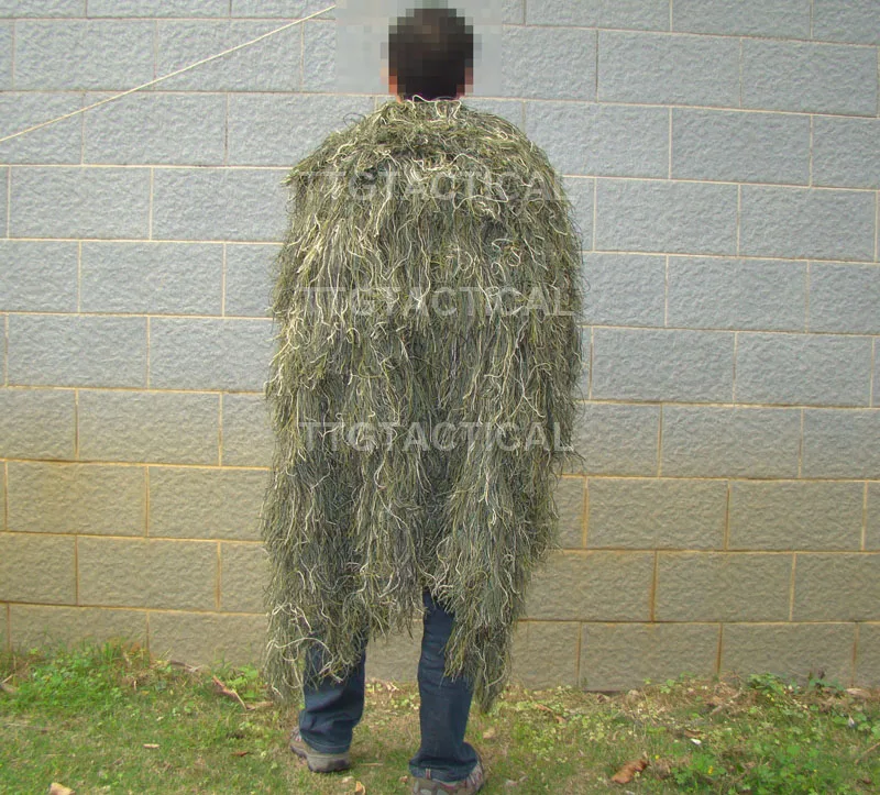 TTGTACTICAL Sniper Ghillie пончо камуфляж тактический Снайпер Ghillie накидка лесной и пустыни