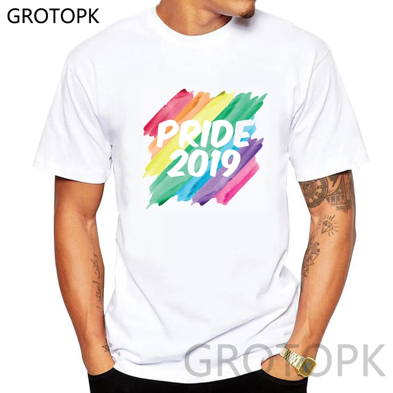 Pride Lgbt/футболки с радужным принтом для мужчин и женщин; Летняя Повседневная футболка с надписью Love is Love; одежда унисекс