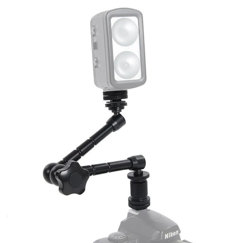 Super Clamp 7/11 inches Adjustable Magic Articulated Arm for Mounting HDMI Monitor LED Light LCD Video Camera Flash Camera DSLR-2