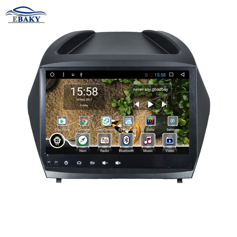 Flash Deal NaviTopia 10.1inch 1GB/2GB RAM Quad Core/Octa Core Android 7.1/8.1 Car DVD Radio for Hyundai ix35 2010- with GPS/wifi/map 1