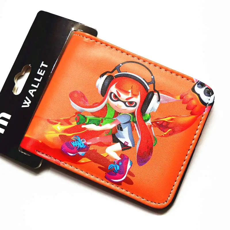 

Cartoon wallet Splatoon short wallet boy and girl Universal purse